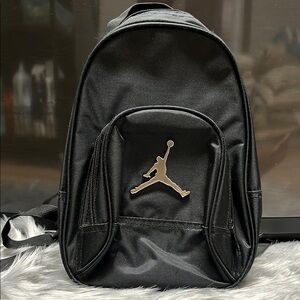 JORDAN Small Black Backpack